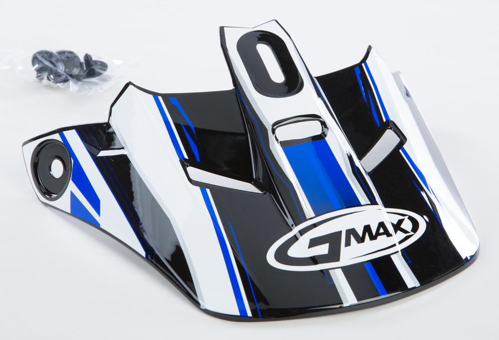 Gm46.2 Traxxion Helmet Visor Black-blue-white Ys-yl
