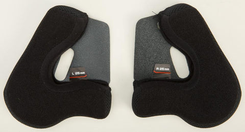 Gm46.2 Helmet Cheek Pads 25mm Ym