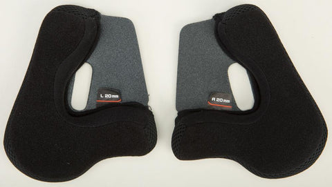 Gm46.2 Helmet Cheek Pads 20mm Yl