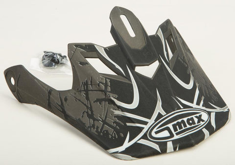 Gm46x-1 Xs-s Escape Visor (dark Silver-black-white)