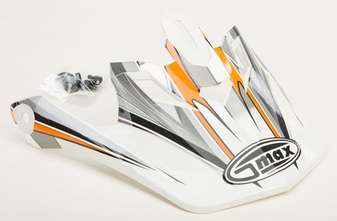 Gm46x-1 M-3x Core Visor (white-orange-silver-black)