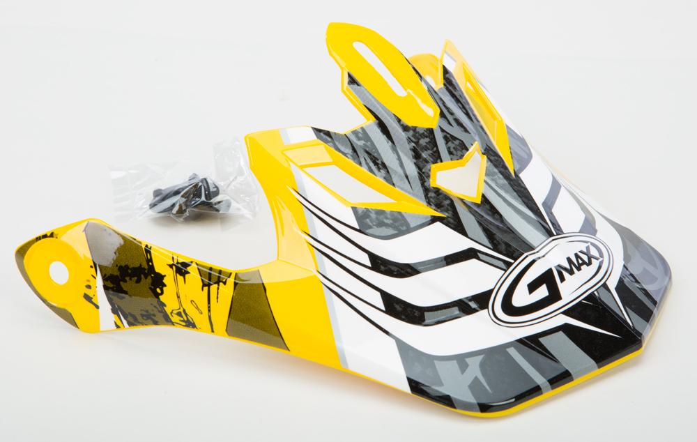 Gm46x-1 Shredder Visor Yellow Xs-s