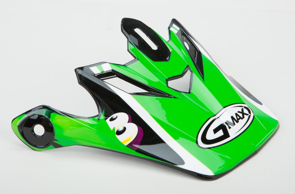 Gm46y-1 Kritter Ii Visor White-green Youth