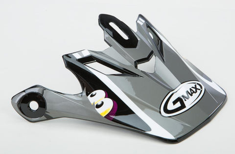 Gm46y-1 Kritter Ii Visor White-black Youth