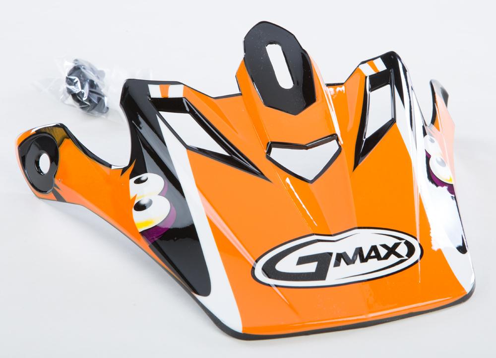 Gm46y-1 Kritter Ii Visor White-orange Youth