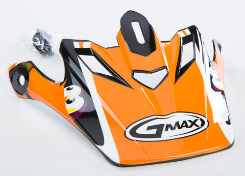 Gm46y-1 Kritter Ii Visor White-orange Youth