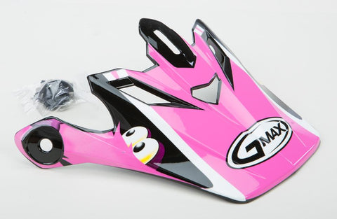 Gm46y-1 Kritter Ii Visor White-pink Youth