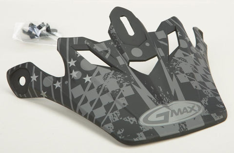 Gm46y-1 Revurb Helmet Visor Matte Black-silver Youth