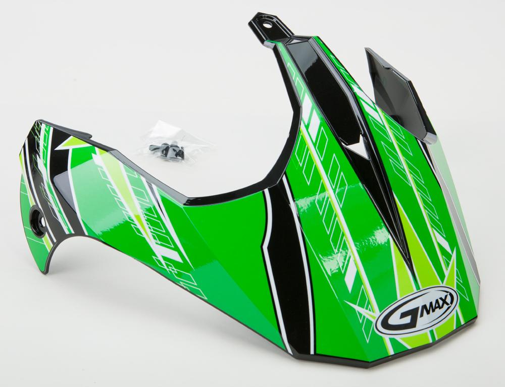 Gm11s Nova Helmet Visor (black-green-white)