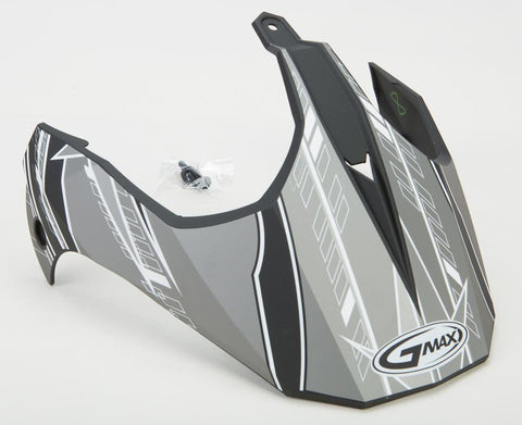 Gm11s Nova Helmet Visor (matte Black-silver-white)