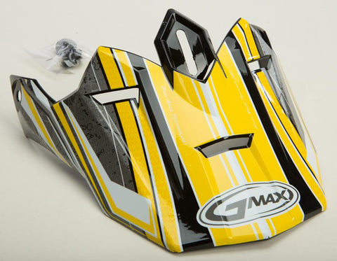 Gm76x Helmet Visor W-screws Bio (yellow-white-black)