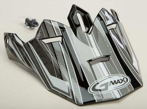 Gm76x Helmet Visor W-screws Bio (silver-white-black)