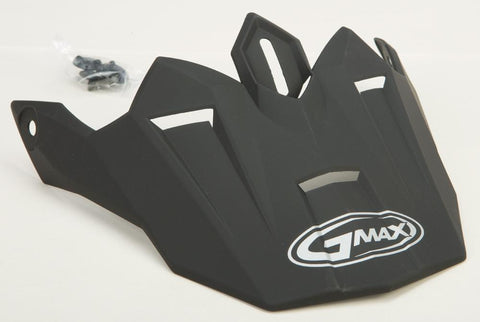 Gm76x Helmet Visor W-screws (solid Flat Black)
