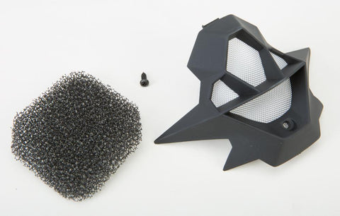 Gm76x Mouth Vent (flat Black) 1 Screw-screen-foam Inserts