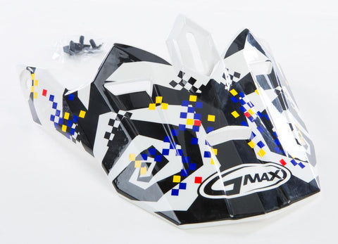 Gm76x Crazy G Visor (white-black)