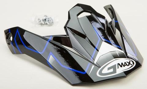 Visor Step Mx86 W-3 Screws Black-blue Replacement Part