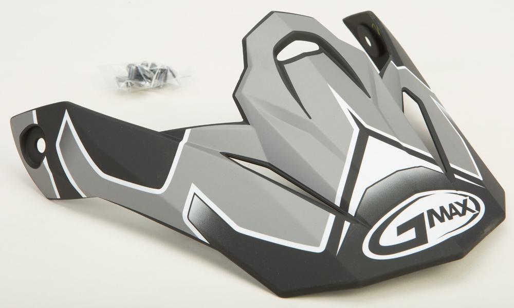 Visor Step Mx86 W-3 Screws Matte Dark Silver-white