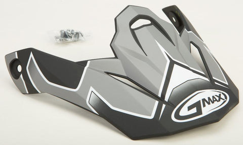Visor Step Mx86 W-3 Screws Matte Dark Silver-white