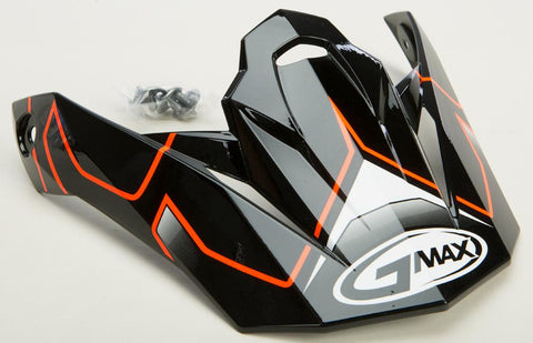 Visor Step Mx86 W-3 Screws Black-hi-vis Orange