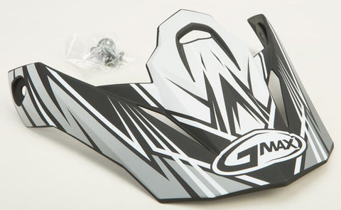 Visor Raz Mx86 W-3 Screws Matte Silver-white Replacement