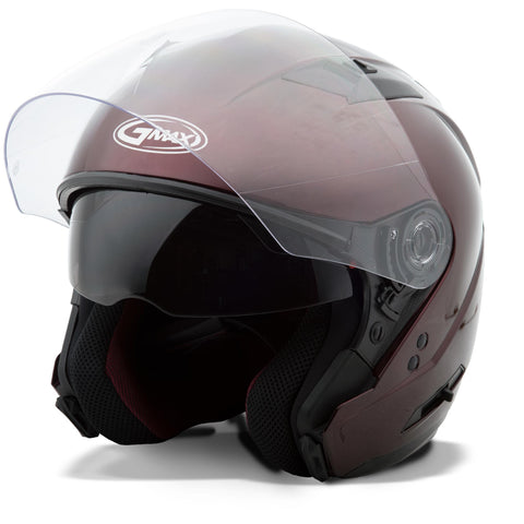 Of77 Open Face Helmet Xs (Wine Red)
