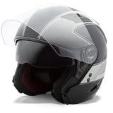 Of77 Open Face Helmet Xl Classic (Flat Black/Pink)