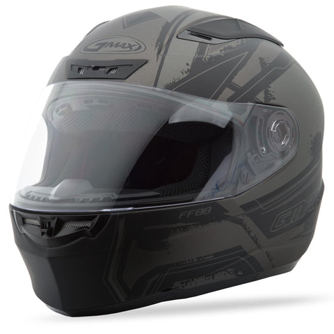 Ff88 Full Face X-Star Helmet Flat Dark Silver/Silver Xs