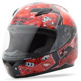Gm49Y Full Face Helmet Attack Black/Pink Ym