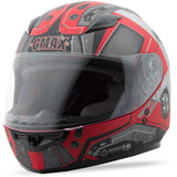 Gm49Y Trooper Full Face Helmet Ys (Flat Green/Black/Red)