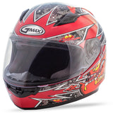 Gm49Y Youth Full Face Street Helmet Alien Pink/Purple Ys