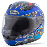 Gm49Y Youth Full Face Street Helmet Alien Pink/Purple Ys