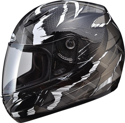 Gm48 F-f Shattered Helmet Dark Silver-black X