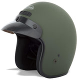 Gm2 Open Face Helmet Flat Black X