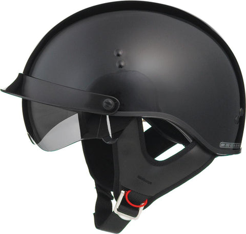 Gm55 Full Dress Half Helmet Black Xs