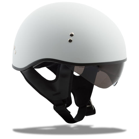 Gm65 Naked Half Helmet Flat White Xs