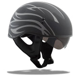 Gm65 Naked Half Helmet Grit Flat Black/Pink Xs
