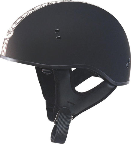 Gm65 Naked Half Helmet Dual F. Black-antique White 2x