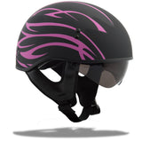Gm65 Naked Half Helmet Grit Flat Black/Pink Xs
