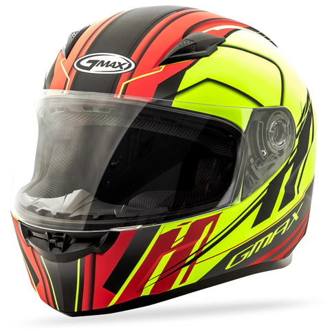Ff49 Rogue Street Helmet Matte Black/Hi-Vis/Red Xs