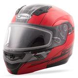 Md04 Snow Modular Helmet Hi-Vis Pink/Black X