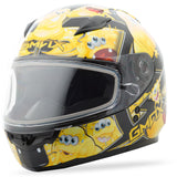 Gm49Y Snow Helmet Attack Black/Pink Ys