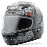 Gm49Y Snow Helmet Attack Black/Pink Ys