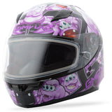 Gm49Y Snow Helmet Attack Black/Pink Ys