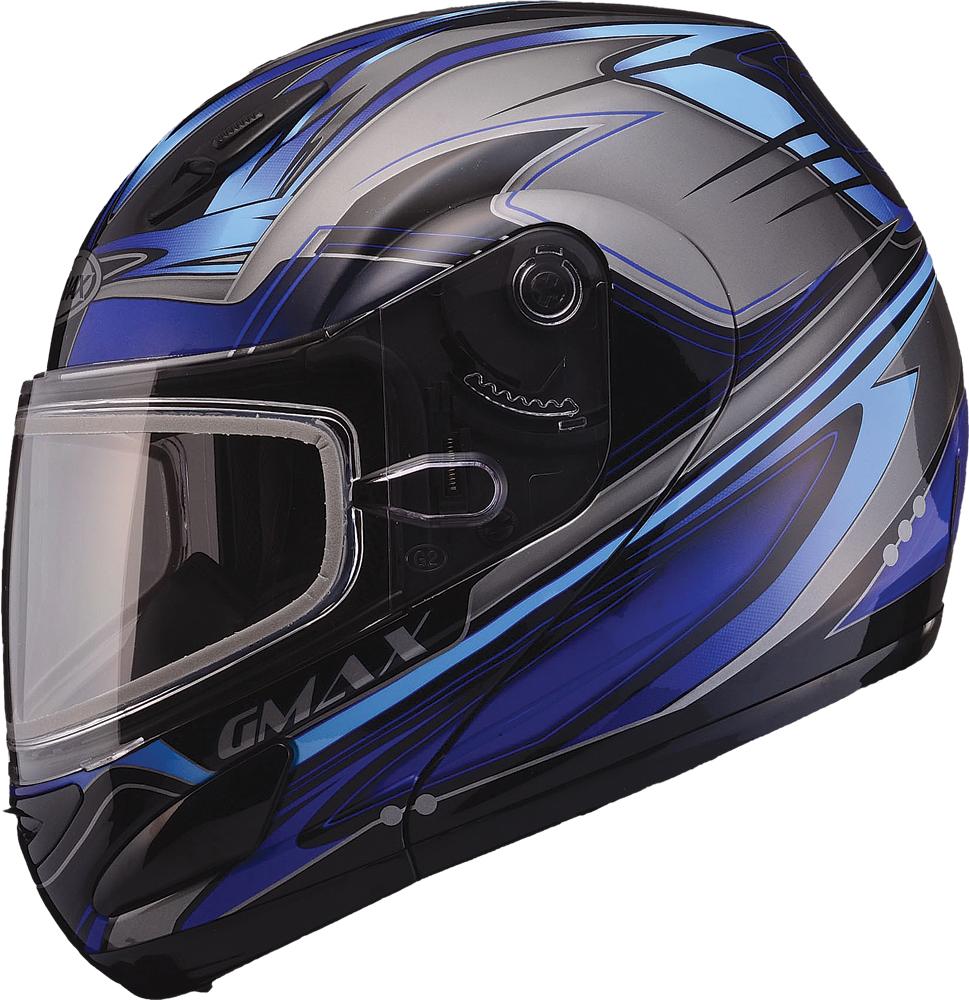 Gm44s Modular Helmet Semcoe Blue-silver-black S