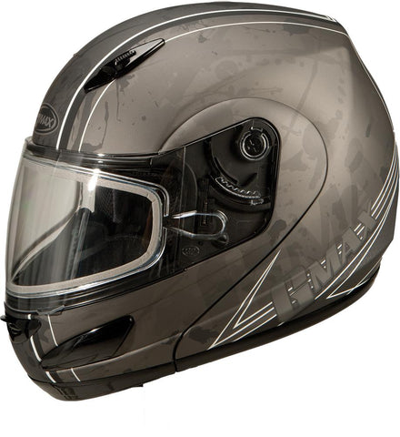 Gm44s Modular Helmet Flat Dark Silver-black Xs
