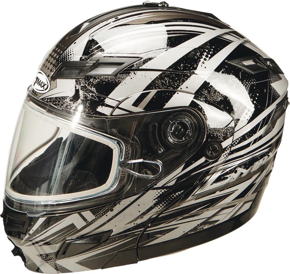 Gm54s Modular Helmet Dark Silver-black-silver S