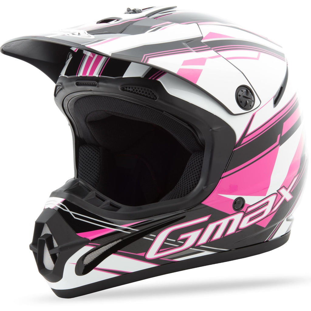 Gm46.2Y Traxxion Helmet Black/Pink/White Ys