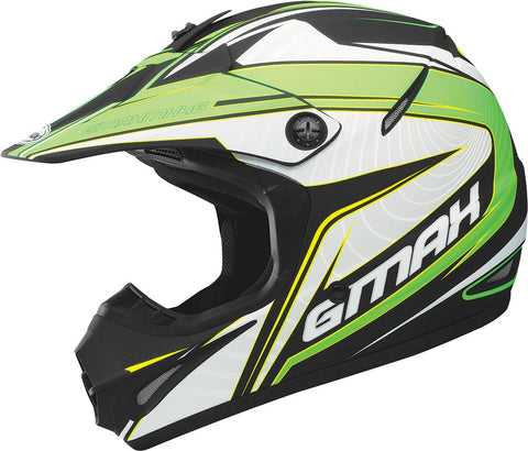 Gm46.2x Coil Helmet Flat Black-flo-green Xs