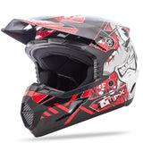 Mx46 Hooper Helmet Black/Pink/Purple Ys