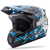 Mx46 Hooper Helmet Black/Pink/Purple Ys